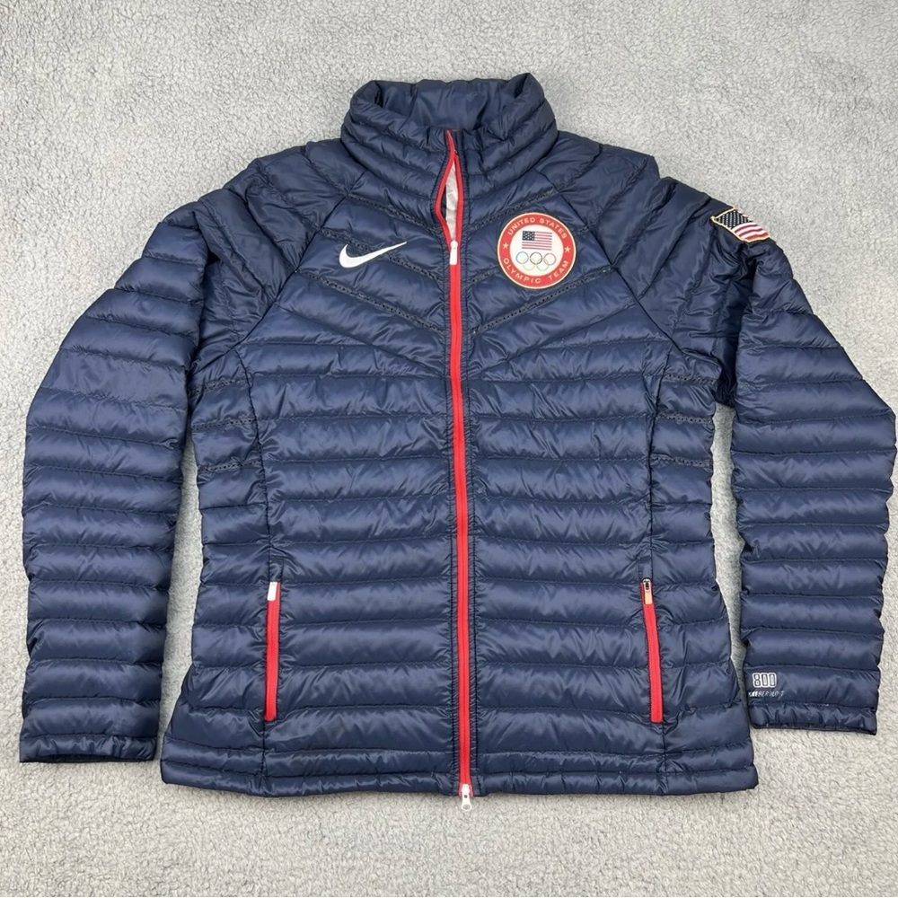 Nike Aeroloft Summit 800 Jacket Mens Large Team USA Full Zip Olympics